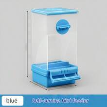 Transparent Bird Cage Hanging Food Bowl, Anti-Splash External Bird Feeder, Parrot Water Feeder, Bird Feeding Supplies, Parrot Automatic Feeding Grain Shell Separation Tiger Skin Phoenix Anti-Spill Hanging Style Anti-Splash Anti-Spill All-In-One Feeder - None - View 14