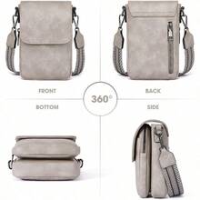 男士真皮手提包、单肩包、商务公文包、斜挎包，休闲时尚 - 彩色 - 查看 2