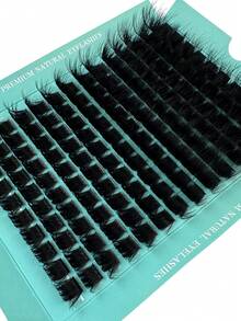 280pcs/210pcs/196pcs/140pcs Faux Mink Eyelashes 200D/160D/120D/100D/80D/60D 8D Luxury Fluffy DIY Cluster Lashes - 8-20mm Mixed Length Eyelash Extension 0.07mm Russian D Curl Thick And Reusable Dramatic Lashes, Beginner Friendly For Daily, Party, Stage, Night Out, Ideal Gift For Mother's Day, Easter, Valentine's Day, Music Festival, Christmas, Christmas Eve, Thanksgiving - D - 查看 8