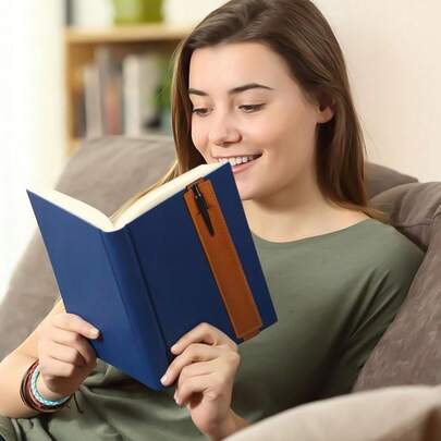 Soporte ajustable para bolígrafos con banda elástica, estuche para lápices, soporte para bolígrafos de piel de PU de colores, soporte para bolígrafos de diario, utilizado para planificadores, cuadernos, carpetas y libros