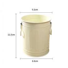 Multifunctional Iron Pen Holder, Desktop Stationery Storage Bucket, Makeup Brush Organizer & Flower Pot - Multicolor - View 9