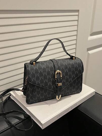 תיק יד חדש עם אבזם רצועה אופנתי לשנת 2026, ארנק מרובע לאביזרים, מתאים לנסיעות יומיומיות, אירועים חברתיים, פנאי