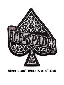 1PC Patch Fancy Ace Of Spades Embroidered Iron - Multicolor - View 7