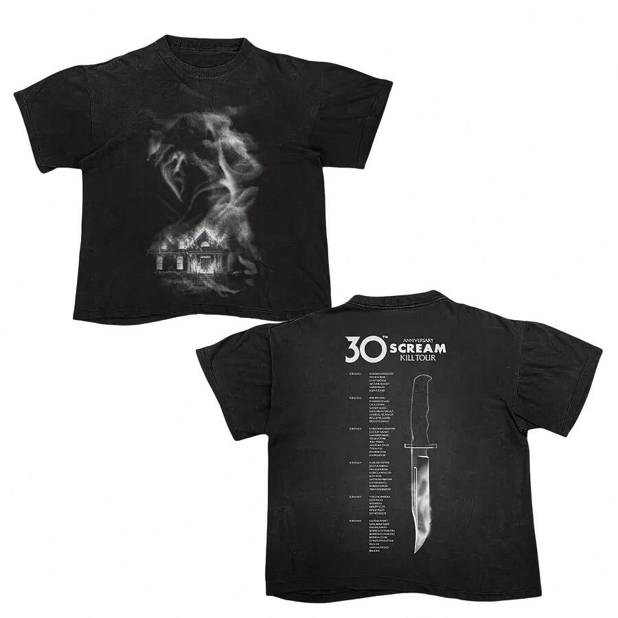 Hot!! Scream 7 30th Anniversary Of Scream Kill Tour 2026 Digital File - 黑色 - 查看 1