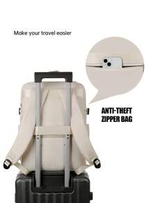 Myco Travel Bag Luggage Bag 40*25*20, Flight-Approved Multi-Functional Backpack, Women's Backpack, Vacuum Compression Bags With Vacuum Pump, Space-Saving Organizer, Frees Up 50% Of Space, Increased Storage, Vacuum Bag Backpack Combo Set - Rectangle - View 7