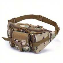 Outdoor Waist Bag Men's Tactical Waterproof Molle Camouflage Hunting Hiking Climbing Nylon Mobile Phone Belt Pack Combat Bags - Multicolor - View 13