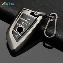 Metallic Gray Fashion TPU Car Remote Key Case Cover Shell Fob For BMW X1 X3 X5 X6 X7 1 3 5 6 7 Series G20 G30 G11 F15 F16 G01 G02 F48 Keyless - BMW B Model - View 9