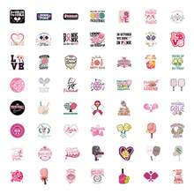 120 Pcs Pink Pickleball Vinyl Stickers, Beautiful And Practical, Suitable For Scrapbooks, Diaries, Bumpers, Skateboards, Water Bottles, Helmets, Water Cups, Car Stickers, Etc. - Random - View 4