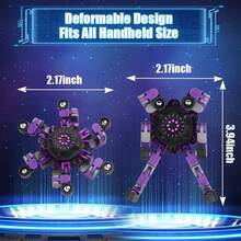 1/3/5pcs Random Mixed , Robot , Stress Relief Spinner, Creative Mechanical Spinner, Party Game Enhancer - Multicolor - View 3