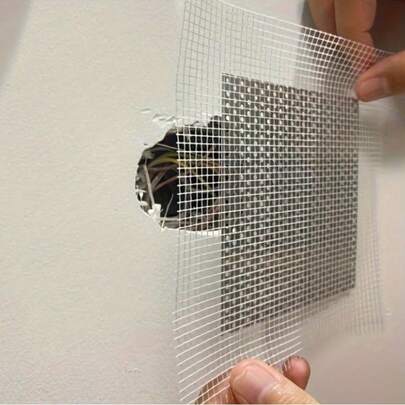 Wall Repair Patches, Drywall Repair Tools, Self-Adhesive Fiberglass Mesh Patches, For Filling Holes, Cracks And Small Openings In Drywall And Ceiling