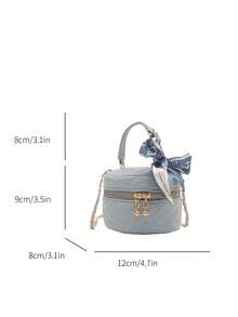 2026 New Arrival Wholesale Unique High-Quality Makeup Case Box, Mini Lipstick Bag, Shoulder Crossbody Bag For Women - Baby Blue - View 10