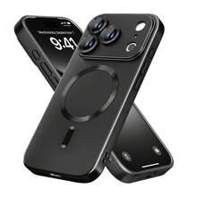 Ốp lưng điện thoại hợp kim đen từ tính tích hợp bảo vệ camera, 1 chiếc, chất liệu kim loại đen mềm mại, tương thích với iPhone 17e, 17, 17 Air, 17 Pro, 17 Pro Max, chống trầy xước, chống sốc, bảo vệ toàn diện camera, thiết kế mỏng nhẹ, tương thích với iPhone 13, 11, 16 Pro Max, 15, 14, 12, 16e, Galaxy S26Ultra/S26Plus/S26/S26Edge/S26Pro/S25Ultra/S25Plus/S25/S25Edge/S25FE/S24Ultra/S24Plus/S24/S23Ultra/S23Plus/S23/S22Ultra/S22Pl chúng tôi/S22/S21Ultra/S21Plus/S21/S23FE/S20Ultra/S20Plus/S20/S20FE/A57/A37A17/A07/A56/A36/A26/A55/A35/A25/A15/A24/A34/A14/A16/A06/A05S Quà sinh nhật mẹ - màu đen - Xem 3