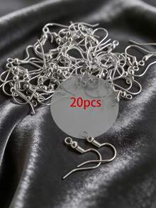 20个/套 18K镀金不锈钢耳钩，多功能DIY首饰制作耳环配件 - 20pcs耳鉤 - 查看 10