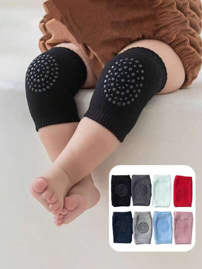 婴儿爬行护膝腿套，保护膝盖和手肘，适合学步幼儿