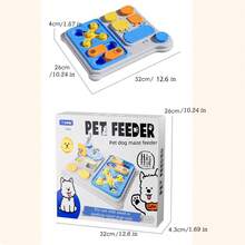Đồ chơi xếp hình tương tác đa năng cho chó, kết hợp giữa việc cho ăn thú vị và huấn luyện trí thông minh, giúp cải thiện khả năng tập trung, giải quyết vấn đề và trí tuệ của chó. - Xám - Xem 3