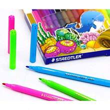 ステッドラー STAEDTLER LUNA 水性ペン fiber tip pen ルナ ファイバーチップペン 24色 子供用 水性 ペン セット327LWP2402 [並行輸入品] - 写真の通り - チェックする 3