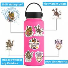 103张地牢探索者卡尔乙烯基贴纸，美观实用，适用于剪贴簿、日记、保险杠、滑板、水瓶、头盔、水杯、汽车贴纸等。 - 隨機 - 查看 5