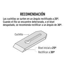 KIT 2 PZ-Cuchilla y contra para cepillo de carpintero # 6, Truper - A - Ver 2
