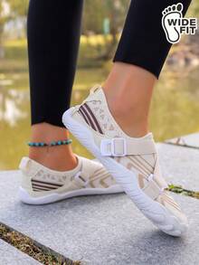 Women's Fashion Water Shoes - Quick Drying, Lightweight, Suitable For Beach, Boating, Surfing, Pool Party - Beige - View 4