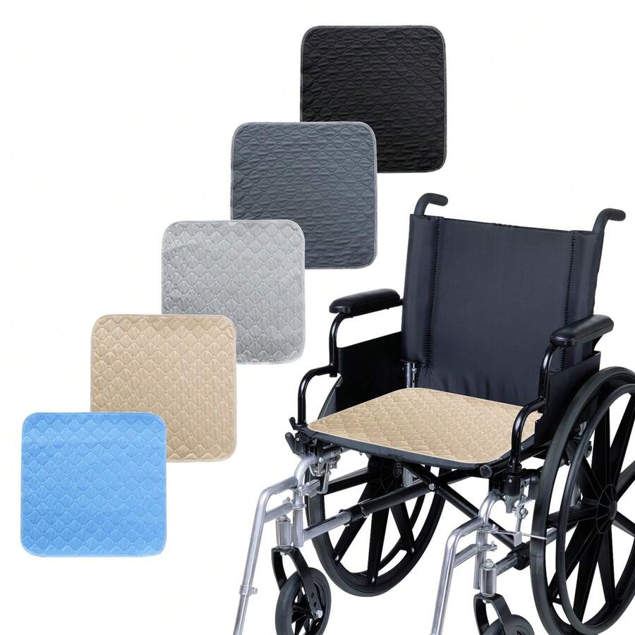 1 pieza Cojín para silla de ruedas, almohadilla para incontinencia de ancianos, absorbente y transpirable, impermeable y a prueba de fugas, almohadilla de cuidado de unicolor, silla de ruedas/silla de comedor/asiento de coche, unisex, adecuado para personas de mediana edad, ancianos, personas con discapacidad, todas las estaciones, regalo perfecto para vacaciones.