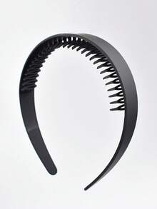5件套女士齿状宽发箍，防滑增发发饰发带发箍 - 彩色 - 查看 5