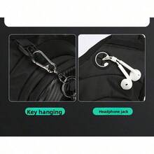 Adjustable Strap Waterproof Motorcycle Leg Bag With Earphone Jack - Multicolor - View 10