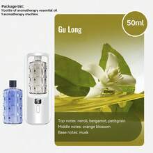 Difusor de aroma automático - Difusor de aceites esenciales esencial para el hogar/hotel, bruma de fragancia duradera para la habitación, ambientador de aire para la oficina, recargable, de sobremesa/montable en la pared, 5 modos ajustables, 6 aceites perfumados (Océano, Colonia, COCO, Té Blanco, Melocotón Blanco Oolong, Encuentro Rosa, Iluminación de ambiente de 7 colores) - Multicolor - Ver 13