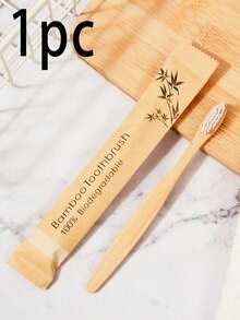 竹制牙刷，木柄手动牙刷，超柔软刷毛，呵护敏感牙龈，日常口腔护理，男女皆宜，酒店/旅行/商务/邮轮必备 - 彩色 - 查看 12