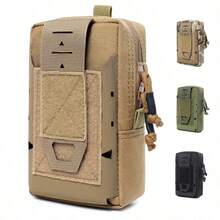 Camping Hiking Cycling 1000D Nylon Waist Bags Waterproof 6.7 Inches Phone Keys Tools Small Utility Pouch Men Tactical Pouch Bags - Multicolor - View 6