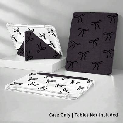 Painted Effect Acrylic Crystal Tablet Case, 3+Y Fold Anti-Bend, Compatible With Honor, Matepad, Apple, Suitable For Back To School, Valentine's Day, Compatible With Samsung Galaxy Tab A9 Plus/A11/A11 PLUS And Other Models