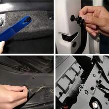 100pcs Multi-Purpose Automotive Fastener Clips, Black Nylon Material, Bumper Fixers, Fender Clips, Durable And Sturdy, Commonly Used Auto Repair And Modification Accessories - 100Pcs Car Buckles - View 8