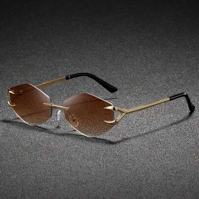 1pc Premium Frameless Glasses, Dragon Claw Design, Durable & Fashionable, Suitable For All