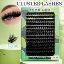 Waloshow 14D 224-280 Strands Dramatic Volume Lashes, 120D 80D 50D Curl, Fluffy & Voluminous, 10-16mm Length, Suitable For Beginners - D - View 8