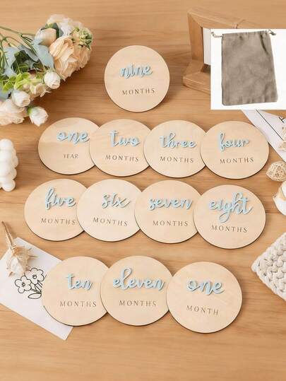 Newborn Baby Milestone Props Baby Growth Photography Props Newborn Baby Gift Party Gender Reveal Party Baby Accessories