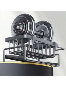 1 pieza Organizador de fregadero de cocina con barra para toallas, soporte para esponjas y escurridor de platos ahorradores de espacio, almacenamiento de detergente y paño de cocina para encimera - Estante - Ver 9