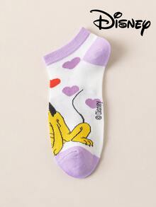 Disney 5 Pairs  Unisex Ankle Socks, , , , Daisy Duck Themed Socks, Breathable & Comfortable Summer Socks, Novelty Gift - Multicolor - View 8