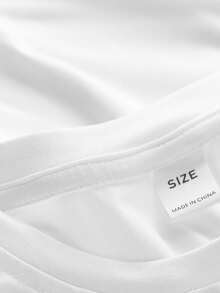 Kaos Cetak Huruf Personalisasi untuk Remaja Laki-laki, Kaos Lengan Pendek Longgar Kasual Anak-anak, Atasan Leher Bulat - Hadiah Musim Panas yang Sempurna, Cocok untuk Sekolah dan Pakaian Luar di Musim Semi/Panas - Putih - View 6