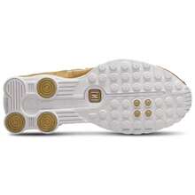 Nike Shox R4 Kid's White Gold CW2626-700 - Gold - View 4