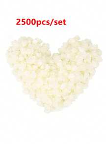 50/100/200/300/400/500个迷你泡沫玫瑰花头，人造泡沫假花散装，适用于DIY工艺品、婚礼花束、婴儿派对、派对餐桌、家居装饰、花园装饰 - 乳白色 - 查看 11