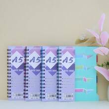 A5 Notebook With Thickened Divider Pages And Spiral Binding, Student/Office Lined Notebook, Neutral Office/Study Notebook - A5 - View 2