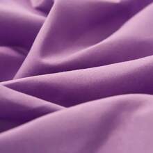 1pc Ruffled Soft Brushed Bed Skirt (Pillow Case Not Included) - Purple - View 5