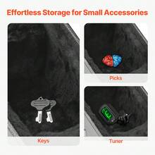 Musical Instrument Storage Bags & Covers - Akustikgitarre (Schwarz) - View 6