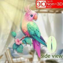 Hermosa decoración colgante de pájaro de acrílico, adecuada para la sala de estar, el jardín, escenas festivas, regalo - B - Ver 12