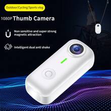 2026 New Ultra HD Wearable Action Camera - Video Recording - Thumb Camera - Loop Recording - Action Camera - 120°Wide-Angle Shooting - No TF Card - Ultra-Strong Magnetic Attraction - Handheld Body Camera For Skiing, Cycling, Outdoor Adventures - Compact Device - Durable Construction - Pocket Camera - Thumb Camera - Summer Gift & Ski Gift & Birthday Gift - View 5