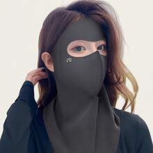 Full Face Sun Shade Mask, UPF 50+ Ice Silk Neck Gaiter, Unisex Cycling Outdoor Sun Protection - A - View 14