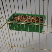 Bird Bath Box Mirror Bird Bath, Hanging Plastic Bathtub, Bird Feeder Tray, Bird Cage Accessories, Parrot Shower Supplies, Parrot Feeder - Bath - View 6