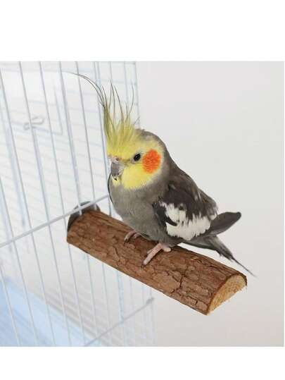 Wooden Bird Toy, Pet Supplies Bird Cage Branch Toy, Swing Platform, Wooden Perch, Resting Shelf, Bird Cage Accessories