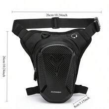 Adjustable Strap Waterproof Motorcycle Leg Bag With Earphone Jack - Multicolor - View 12