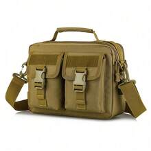 Men's Large Capacity Multi-Pocket Nylon Chest Bag With Shoulder Strap, High-Quality Men's Side Bag, Large Messenger Bag, Men's Mini Bag, Nylon Messenger Bag - Multicolor - View 2