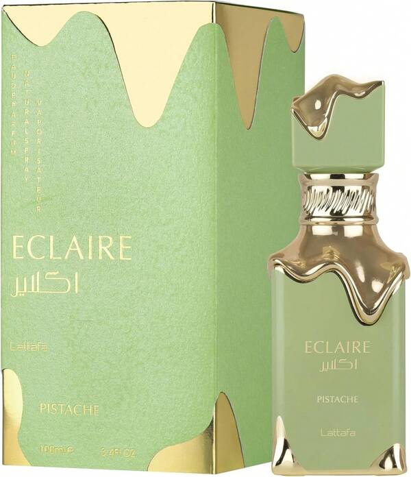 Lattafa Perfumes Eclaire Pistache (Pistachio) 100ml Eau De Parfum – 100% Original Perfume Of Creamy Pistachio Luxury & Middle Eastern Elegance FAST UK BASED DELIVERY